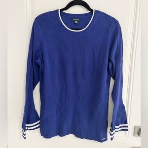 NWOT - Nautica Women’s Crew Neck Cotton Sweater - Size XL